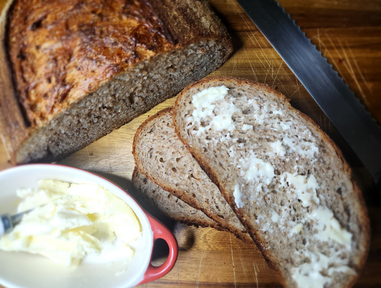 Pain au Gruyère - Whole Wheat Bread