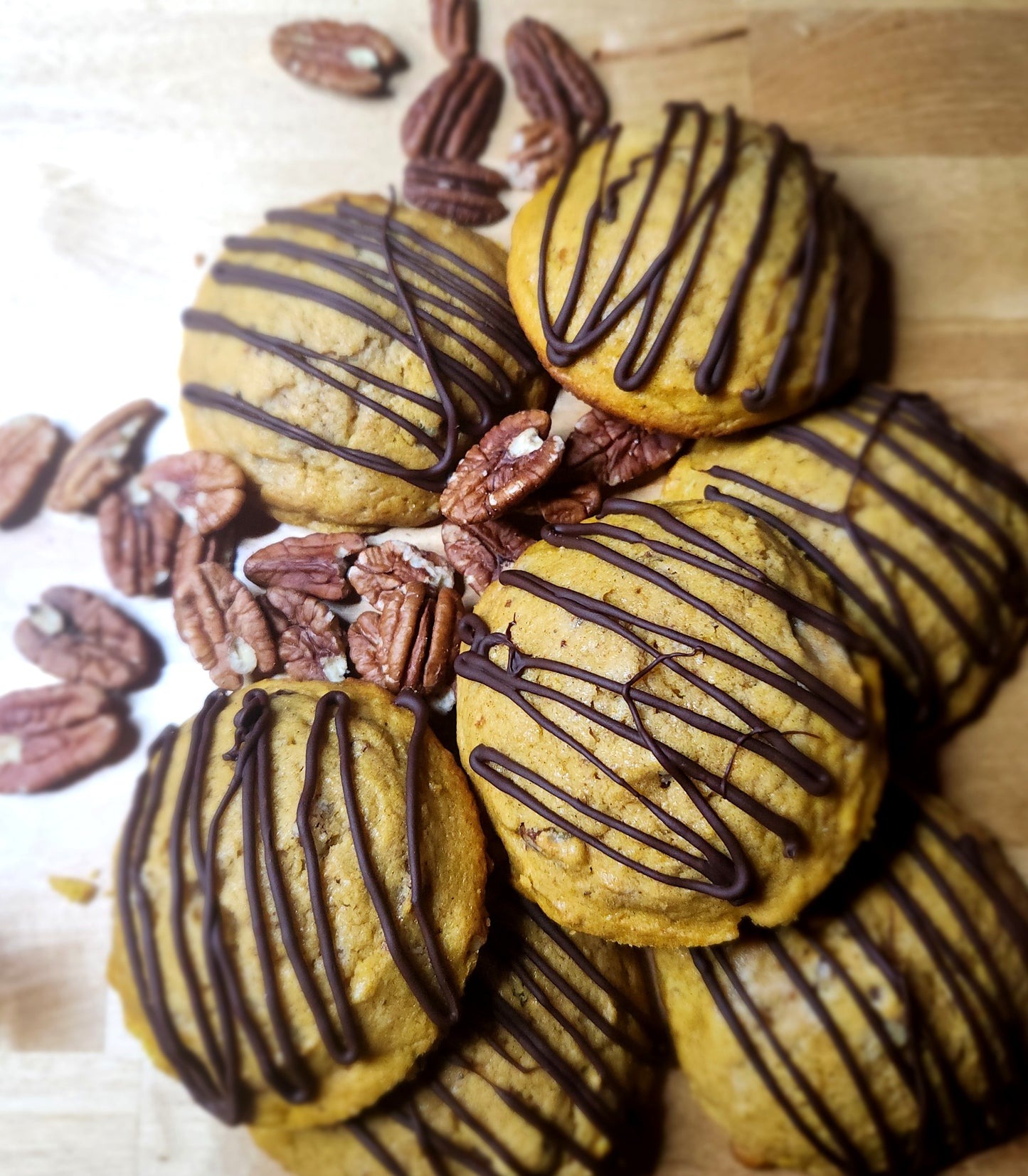 Sourdough Pumpkin & Pecan Cookies