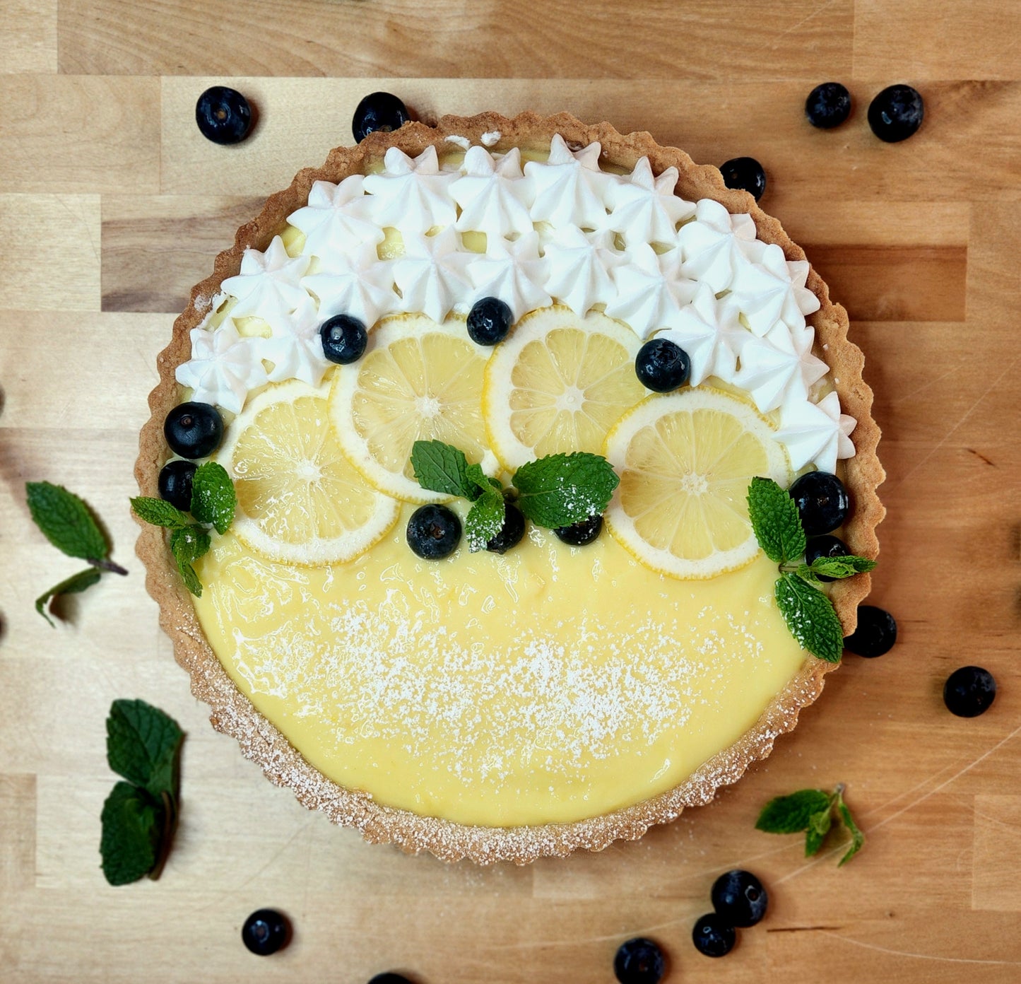 Lemon & Crème Fraîche Tart