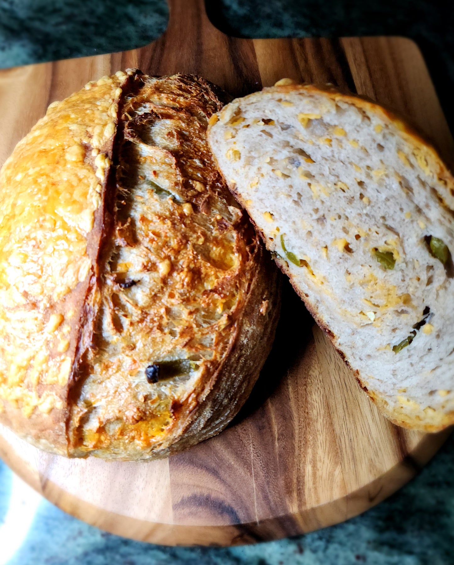 Jalapeño & Cheddar Artisan Bread
