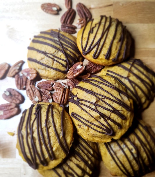 Sourdough Pumpkin & Pecan Cookies